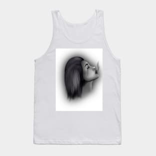 Smoking girl Tank Top